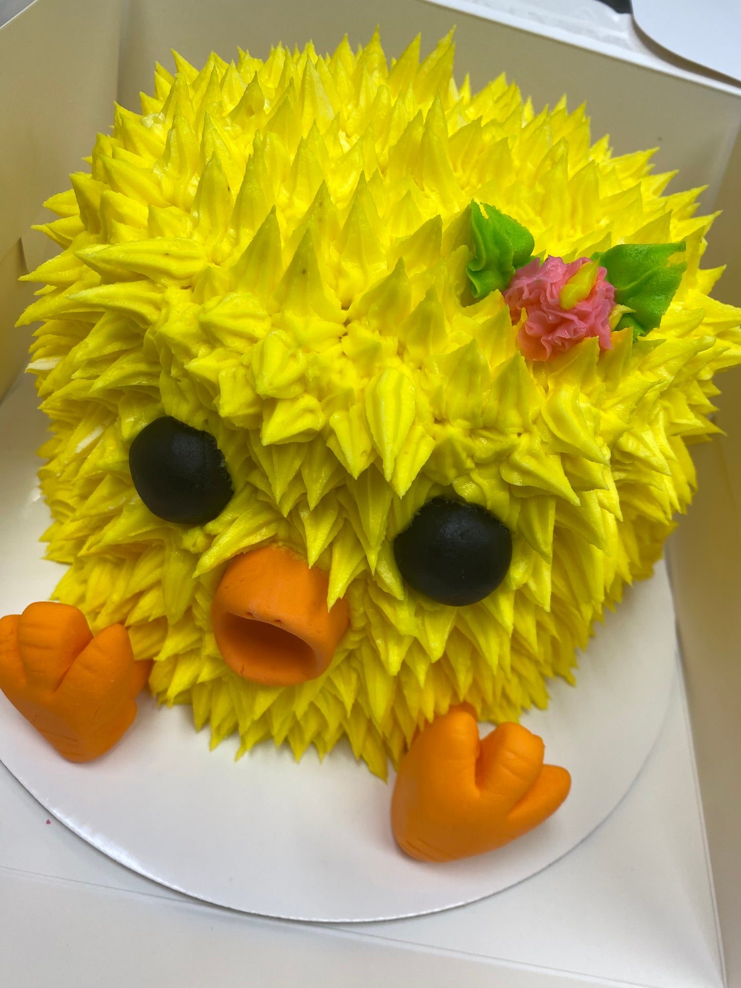 Easter chick cake