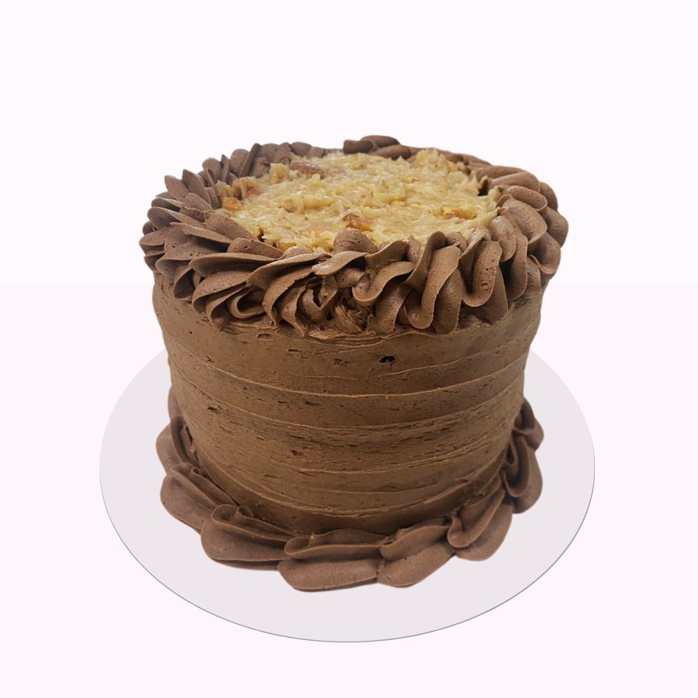 German Chocolate Cake (Chocolate Frosting)