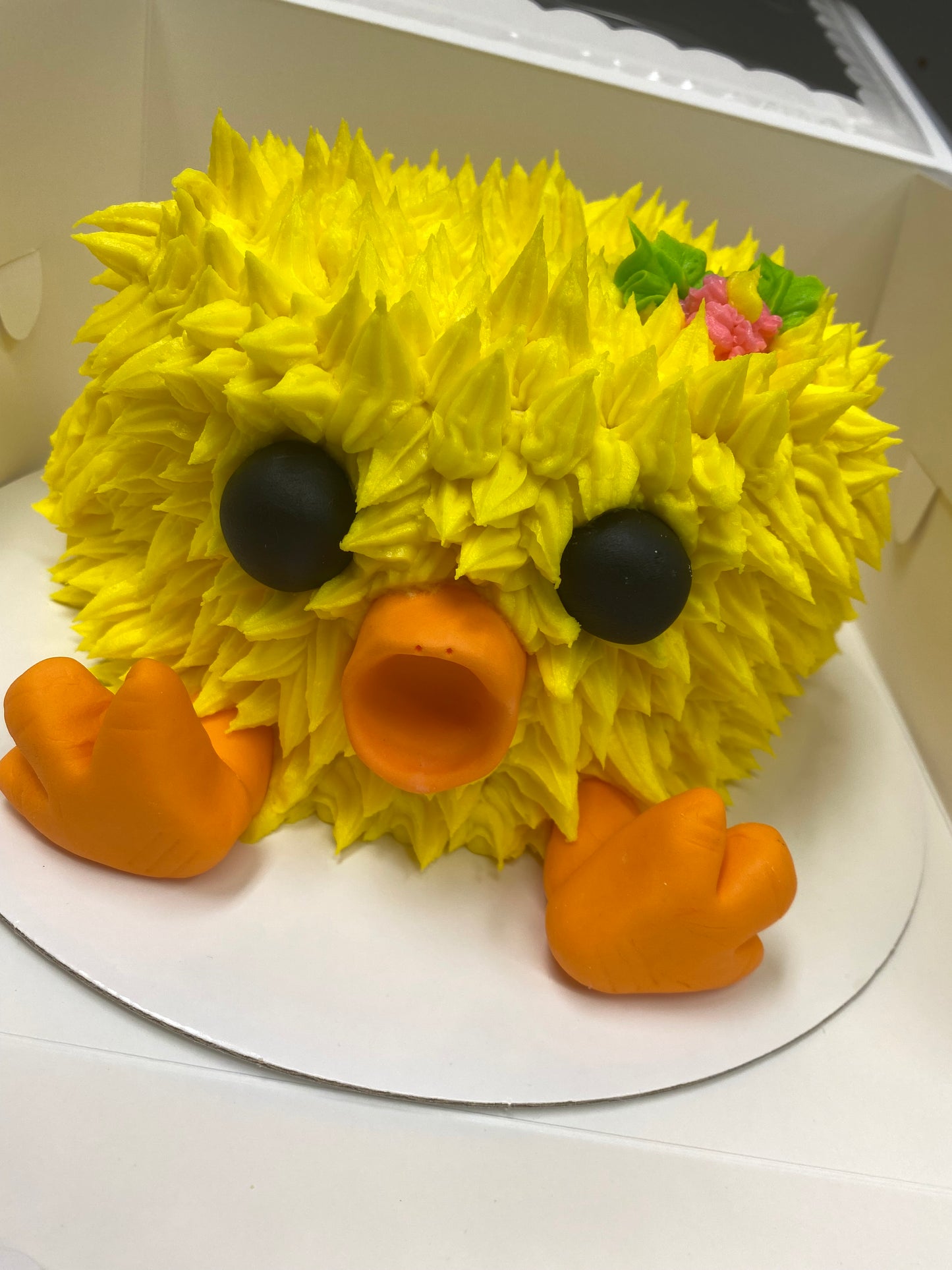 Easter chick cake