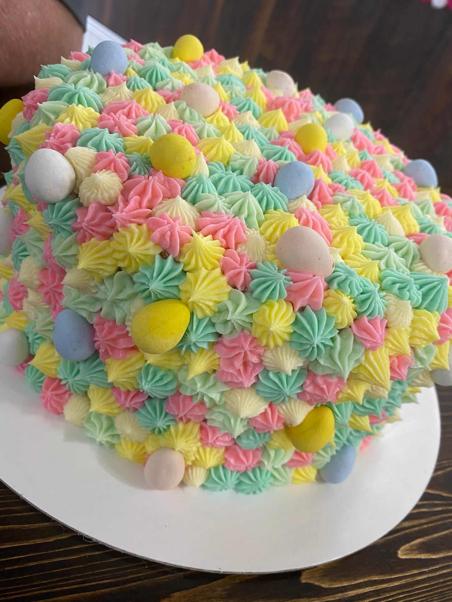 Easter egg cake