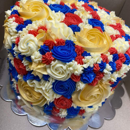 Fourth Flower Burst Cake 🇺🇸