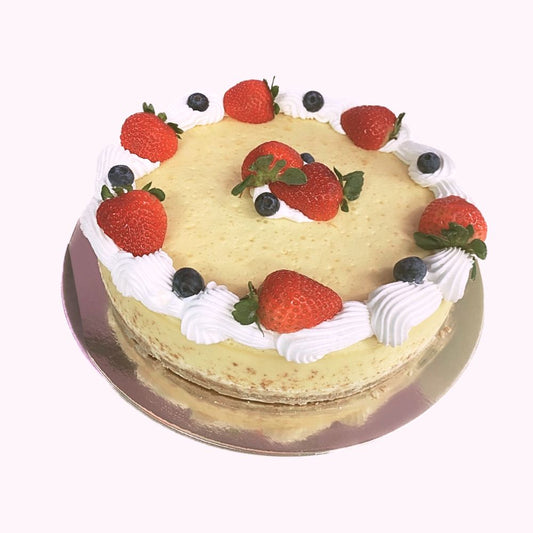 New York With Berry Topping Cheesecake
