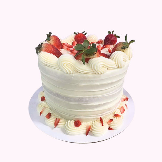 Strawberries and Cream Cake