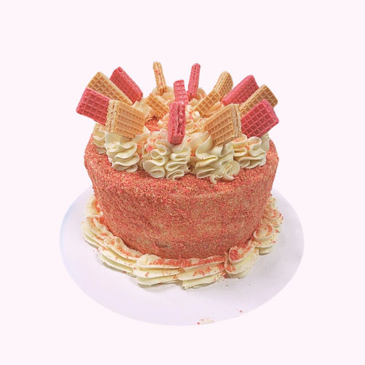 Strawberry Crunch Cake